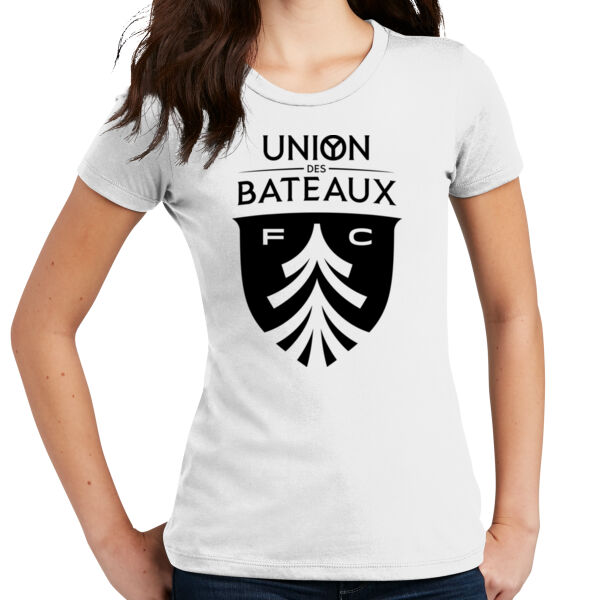 Bateaux FC Women’s Perfect Blend ® CVC White Tee Thumbnail
